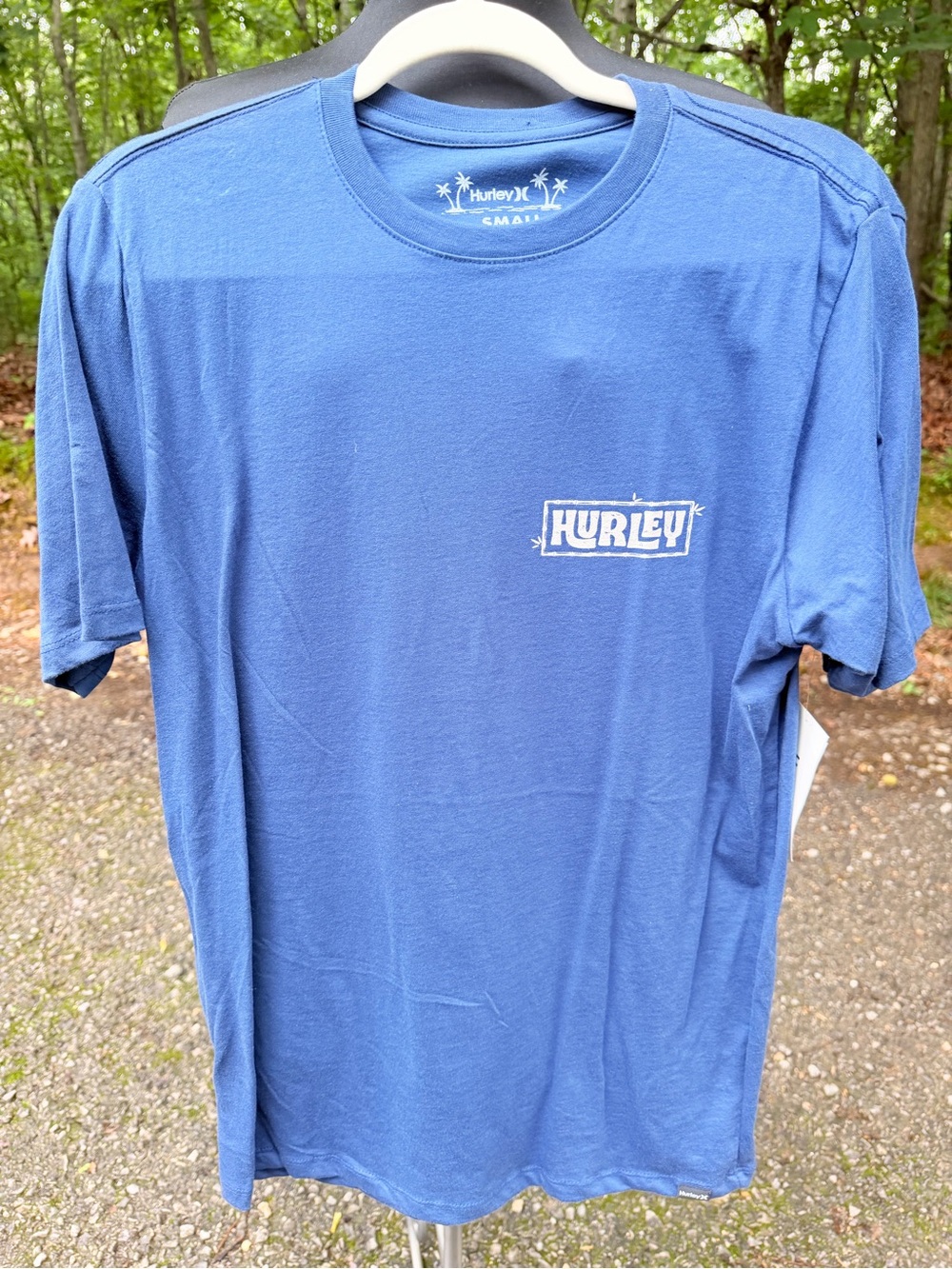 Hurley Men's Royal Blue Short-Sleeve Logo Tee